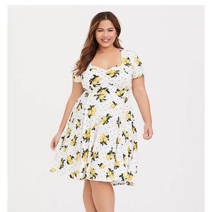 Lemon Dress + lemon purse